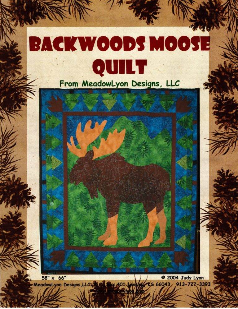 Backwoods Moose Quilt Pattern – MeadowLyon Designs